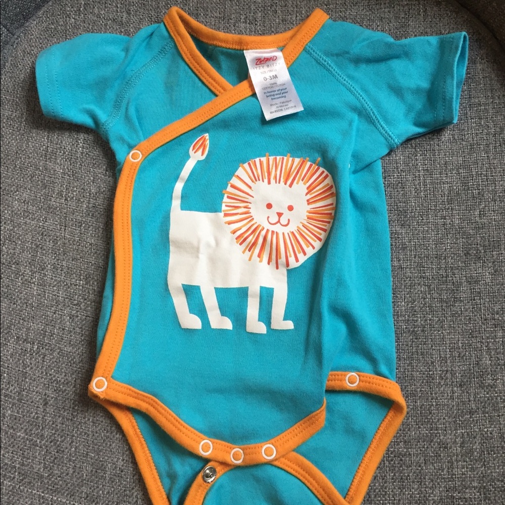 Zutano Lion Onesie
